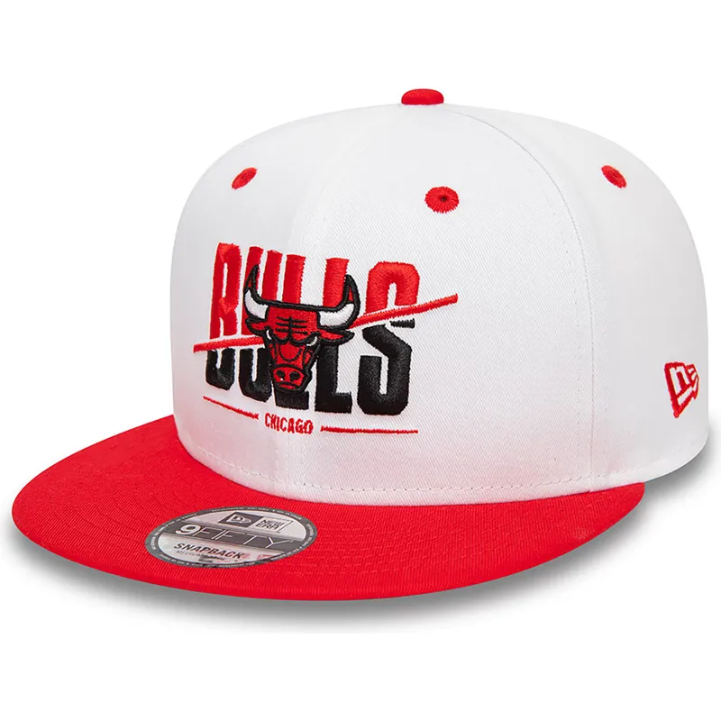 petten-plat-rood-snapback-9fifty-white-crown-van-chicago-bulls-nba-van-new-era