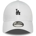 casquette-trucker-blanche-ajustable-9forty-home-field-los-angeles-dodgers-mlb-new-era