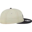 petten-plat-beige-verstelbaar-9fifty-retro-crown-denim-van-new-york-yankees-mlb-van-new-era