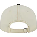 chicago-white-sox-mlb-9fifty-retro-crown-denim-beige-und-schwarze-flache-kappe-von-new-era