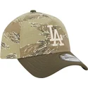 casquette-courbee-camouflage-snapback-9forty-a-frame-two-tone-tiger-los-angeles-dodgers-mlb-new-era