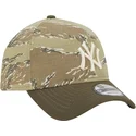 casquette-courbee-camouflage-snapback-9forty-a-frame-two-tone-tiger-new-york-yankees-mlb-new-era