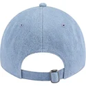 casquette-courbee-bleue-ajustable-9twenty-washed-denim-chicago-bulls-nba-new-era