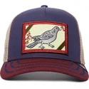 gorra-trucker-azul-marino-beige-y-roja-pajaro-ye-olde-birdie-the-farm-retro-classic-de-goorin-bros