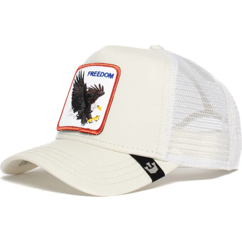 casquette-trucker-blanche-aigle-the-freedom-eagle-the-farm-goorin-bros