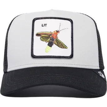 Petten gebogen zwart snapback Lit The Farm Premium The Farm van Goorin Bros.