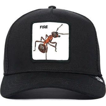 Casquette trucker noire fourmi Fire The Farm Premium Goorin Bros.