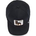 casquette-courbee-noire-snapback-chien-rottweiler-alpha-dog-100-the-farm-all-over-canvas-goorin-bros