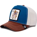 casquette-courbee-bleue-blanche-et-marron-snapback-chien-bulldog-tough-bully-100-the-farm-all-over-canvas-goorin-bros