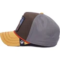 casquette-courbee-marron-grise-et-orange-snapback-loup-lone-wolf-100-the-farm-all-over-canvas-goorin-bros