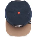 casquette-plate-bleue-marine-et-marron-snapback-loup-lone-wolf-one-pack-the-farm-flats-goorin-bros