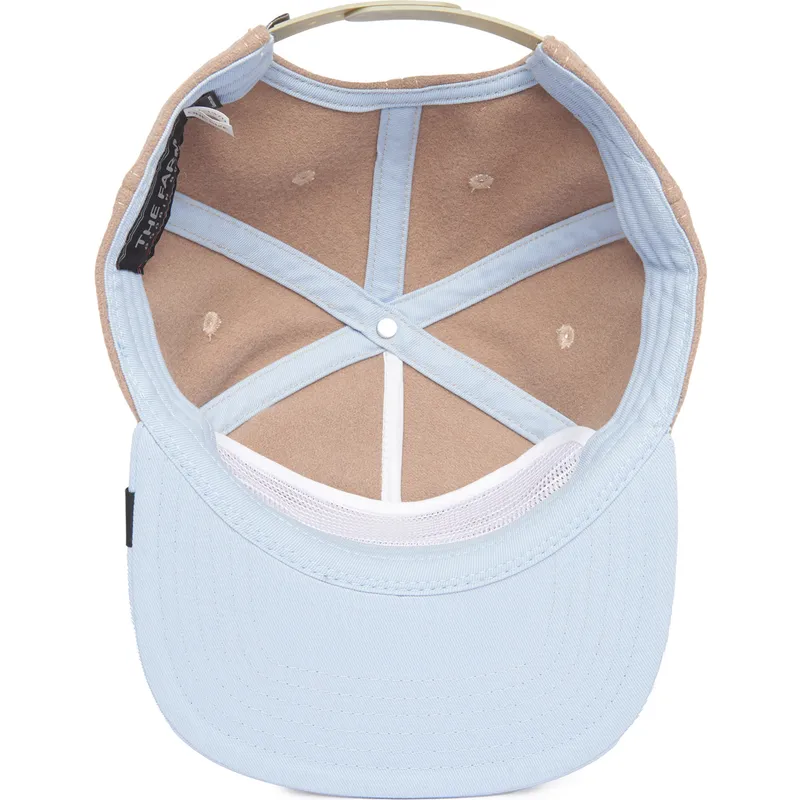 petten-plat-bruin-snapback-the-farm-van-goorin-bros