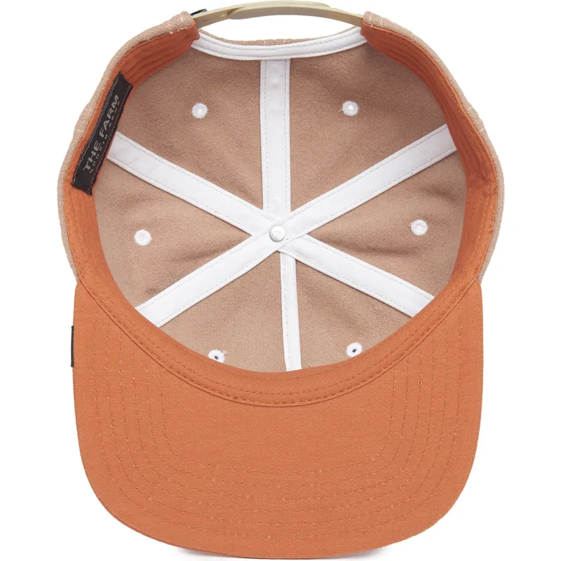 berretto-piatto-marrone-snapback-capra-goat-alpine-base-the-farm-flats-di-goorin-bros