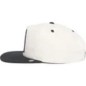 weisse-und-schwarze-flache-snapback-kappe-panther-black-panther-stealth-explorer-the-farm-flats-von-goorin-bros