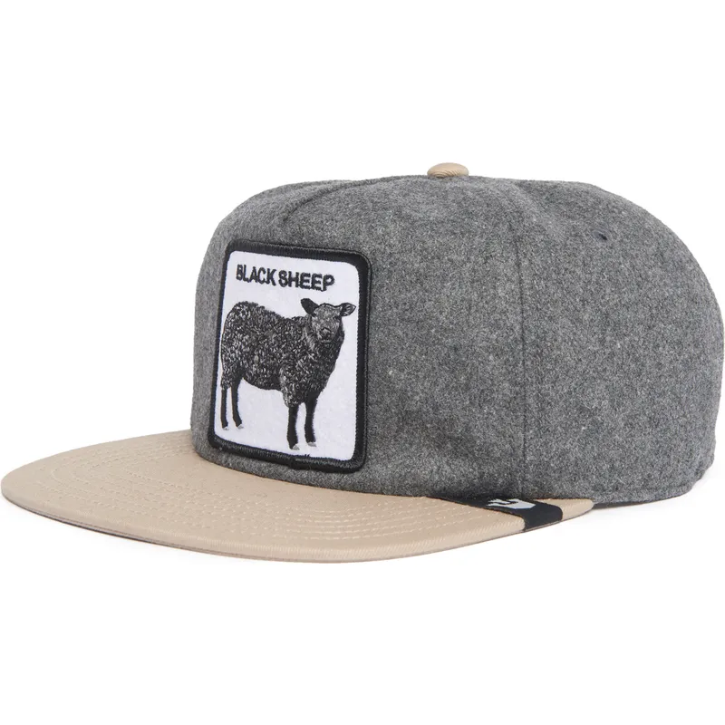 petten-plat-grijs-snapback-the-farm-van-goorin-bros