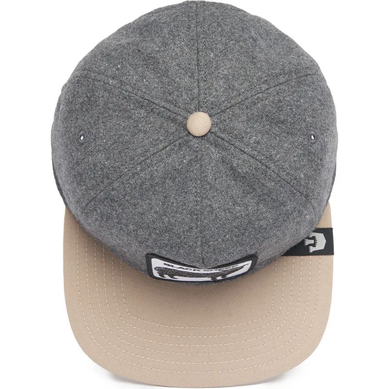 plaska-czapka-szara-i-brazowa-snapback-owca-black-sheep-flock-mountain-the-farm-flats-od-goorin-bros