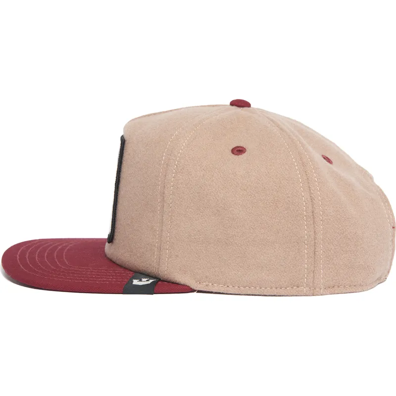petten-plat-bruin-snapback-stallion-free-rider-the-farm-flats-the-farm-van-goorin-bros