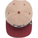 casquette-plate-marron-et-rouge-snapback-cheval-stallion-free-rider-the-farm-flats-goorin-bros