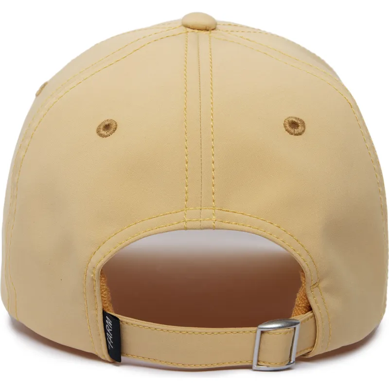 gelbe-verstellbare-curved-cap-biene-boss-honey-love-the-farm-lady-balls-von-goorin-bros