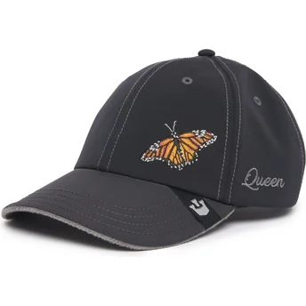 Cap gebogen black adjustable strap The Farm van Goorin Bros.