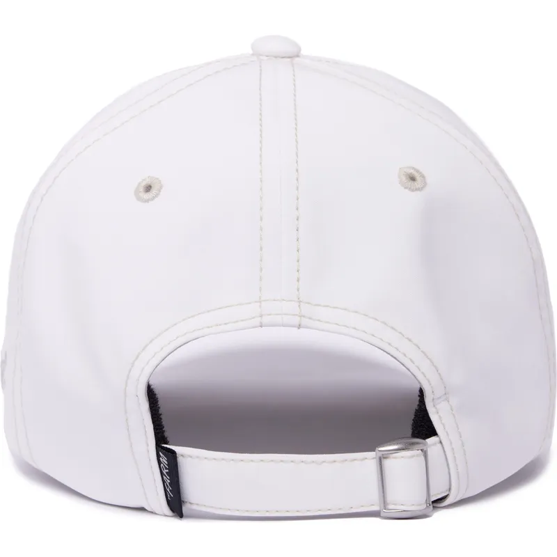 hvid-justerbar-buet-kasket-due-2-blessed-2-b-stressed-the-farm-lady-balls-fra-goorin-bros