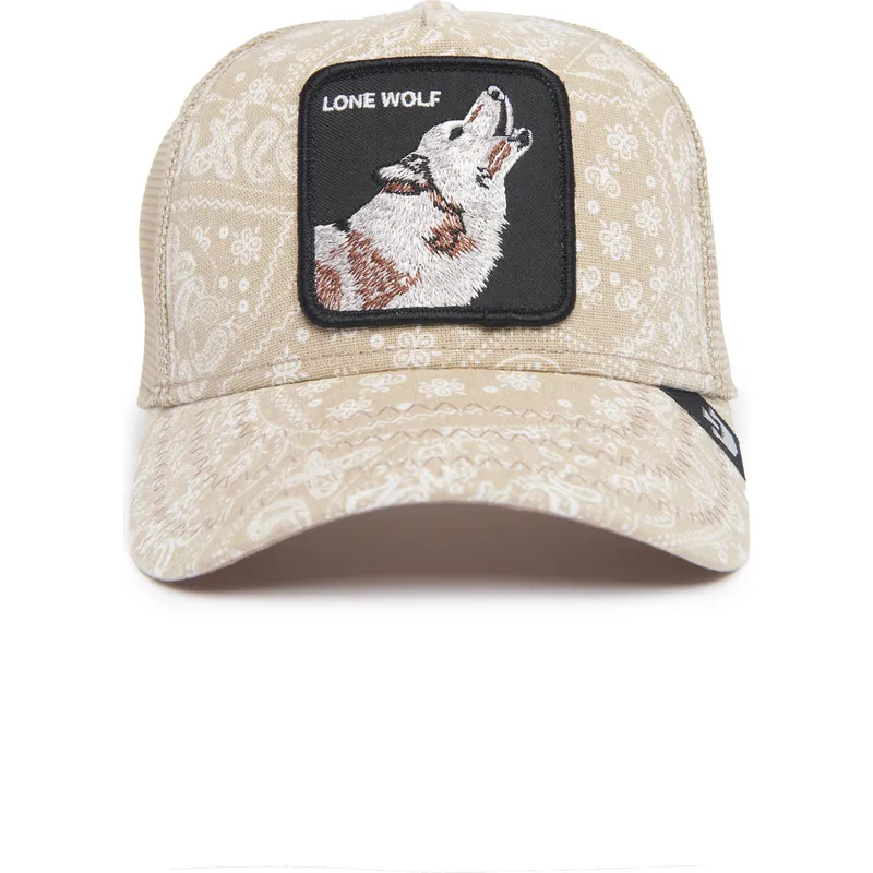 petten-gebogen-beige-snapback-lobo-lone-wolf-sign-o-the-times-the-farm-paisley-the-farm-van-goorin-bros