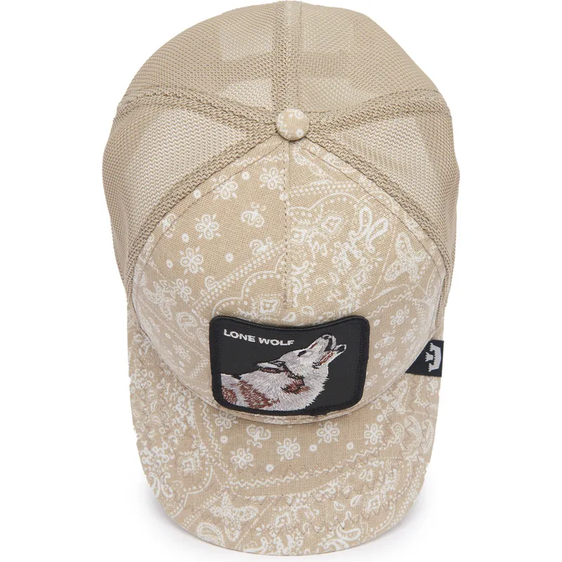 beige-trucker-kasket-ulv-lone-wolf-sign-o-the-times-the-farm-paisley-fra-goorin-bros