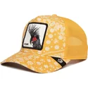 casquette-trucker-jaune-oiseau-punk-spray-paint-arch-the-farm-paisley-goorin-bros