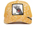 casquette-trucker-jaune-oiseau-punk-spray-paint-arch-the-farm-paisley-goorin-bros