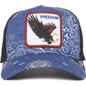 trucker-cap-marineblau-adler-freedom-a-the-w-in-a-d-the-farm-paisley-von-goorin-bros
