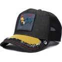 casquette-trucker-noire-coq-silky-cock-the-farm-silky-roots-goorin-bros