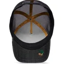 petten-gebogen-zwart-snapback-silky-cock-the-farm-silky-roots-the-farm-van-goorin-bros