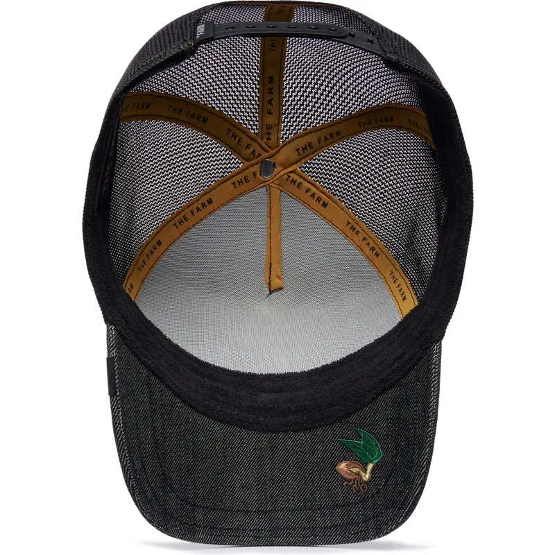 petten-gebogen-zwart-snapback-the-farm-van-goorin-bros