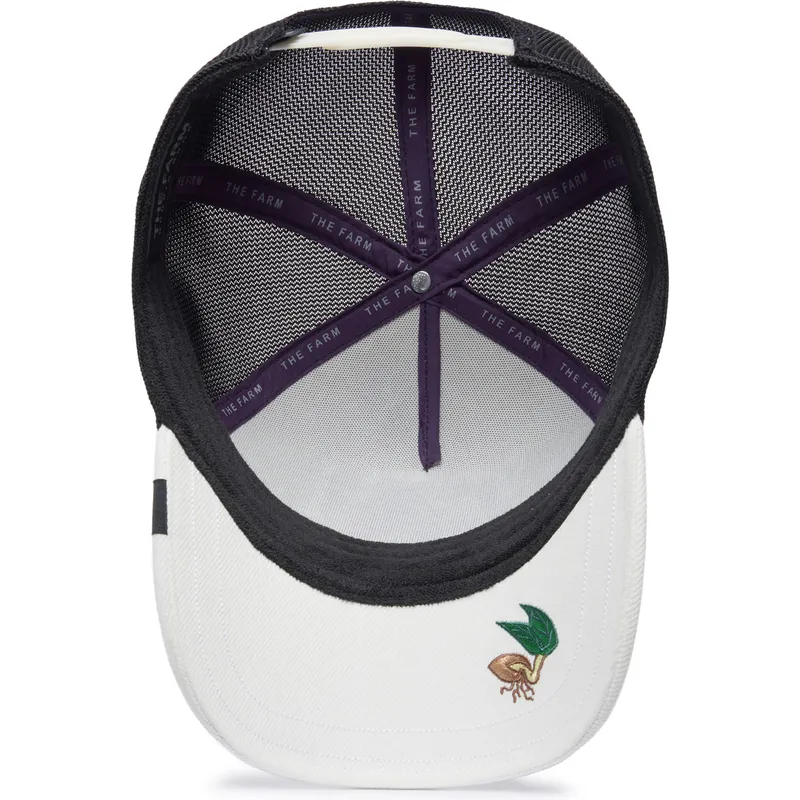 petten-gebogen-wit-snapback-silky-chick-the-farm-silky-roots-the-farm-van-goorin-bros