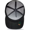 casquette-trucker-noire-et-grise-mouton-silky-sheep-the-farm-silky-roots-goorin-bros