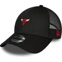 casquette-trucker-noire-ajustable-9forty-home-field-chicago-bulls-nba-new-era