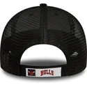 casquette-trucker-noire-ajustable-9forty-home-field-chicago-bulls-nba-new-era