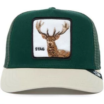 goorin-bros-deer-stag-the-farm-premium-green-and-white-trucker-hat