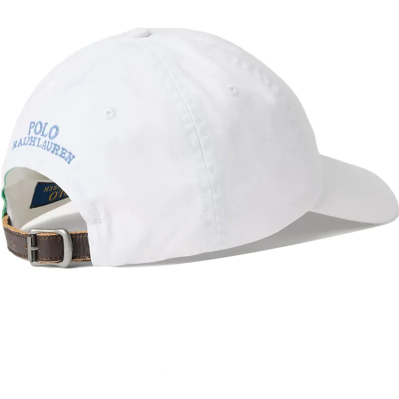 petten-gebogen-wit-verstelbare-band-van-polo-ralph-lauren