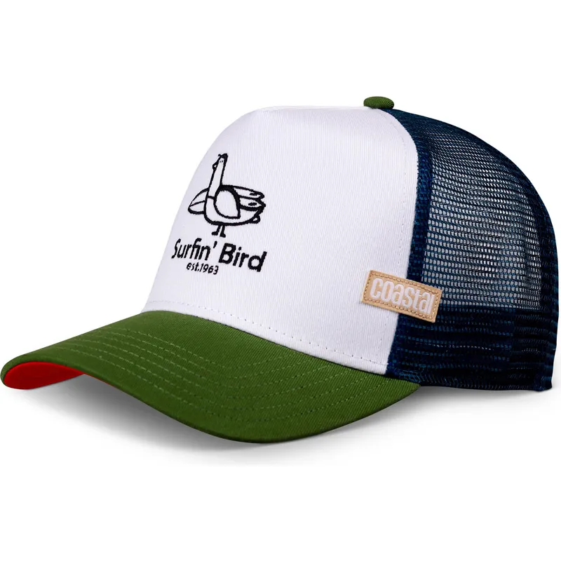 cappellino-trucker-bianco-blu-e-verde-surfin-bird-hft-di-coastal