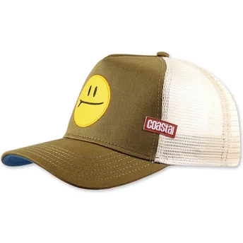 Grøn og hvid trucker cap Surf & Smile HFT fra Coastal