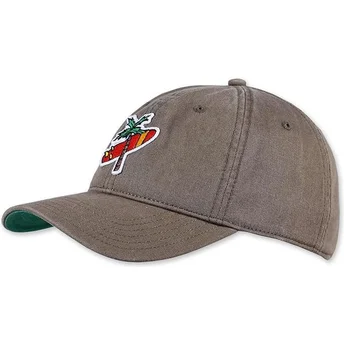 Casquette courbée verte ajustable Palm Cross Coastal