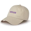 casquette-courbee-beige-ajustable-amour-pica-pica