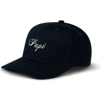 Casquette courbée bleue marine snapback Papi Pica Pica