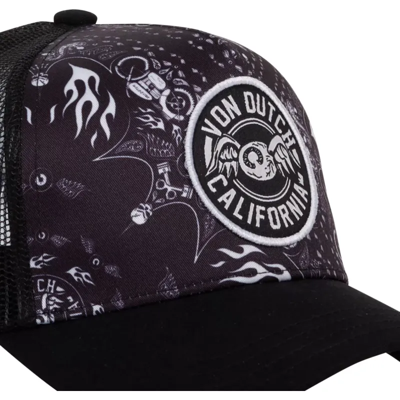 petten-gebogen-zwart-snapback-ban-ct-van-von-dutch