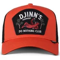 djinns-do-nothing-club-hft-dnc-sloth-orange-and-black-trucker-hat