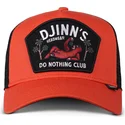 petten-gebogen-oranje-snapback-van-djinns