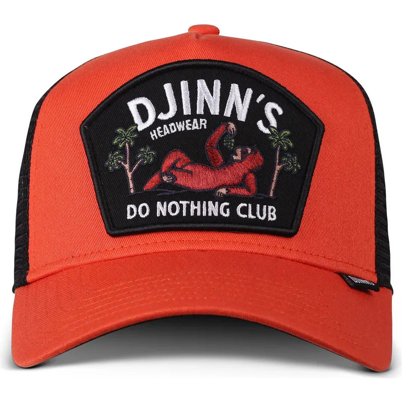 petten-gebogen-oranje-snapback-van-djinns