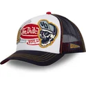 hvid-og-marinebla-trucker-kasket-bad-ct-fra-von-dutch