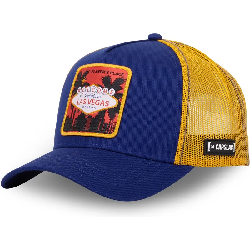 cappello-trucker-blu-e-giallo-las-vegas-player-s-place-veg-ct-citta-e-spiagge-lucky-di-capslab